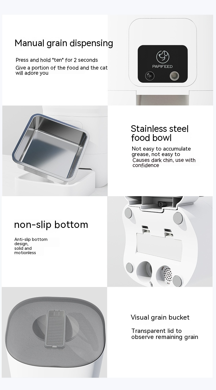 FeedSmart Pro™ — 6L WiFi Automatic Pet Feeder