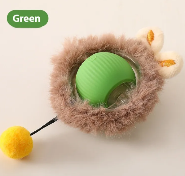 PurrPlay™ — Self-Rolling Interactive Cat Ball