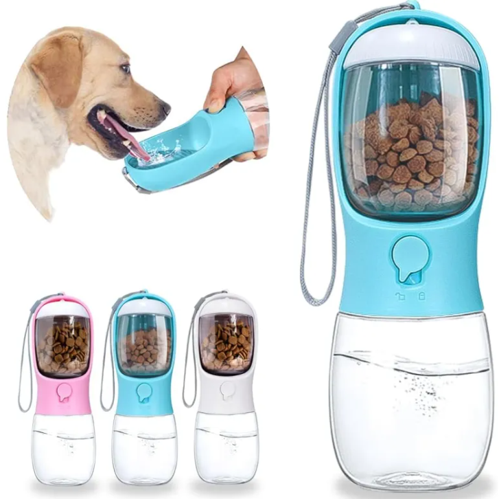 HydroWag™ — 2-in-1 Portable Dog Water & Food Bottle