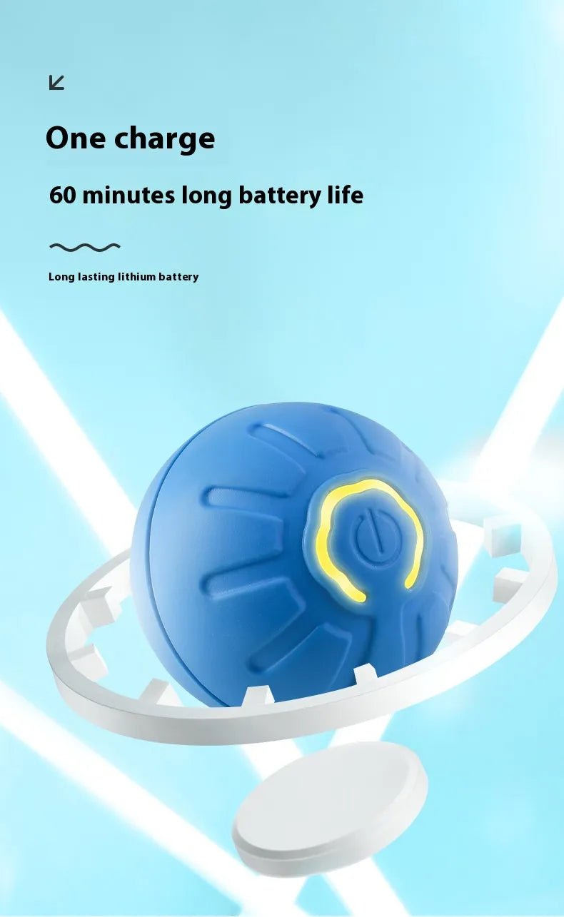 BounceBot™ — Smart Auto-Rolling Dog Toy Ball