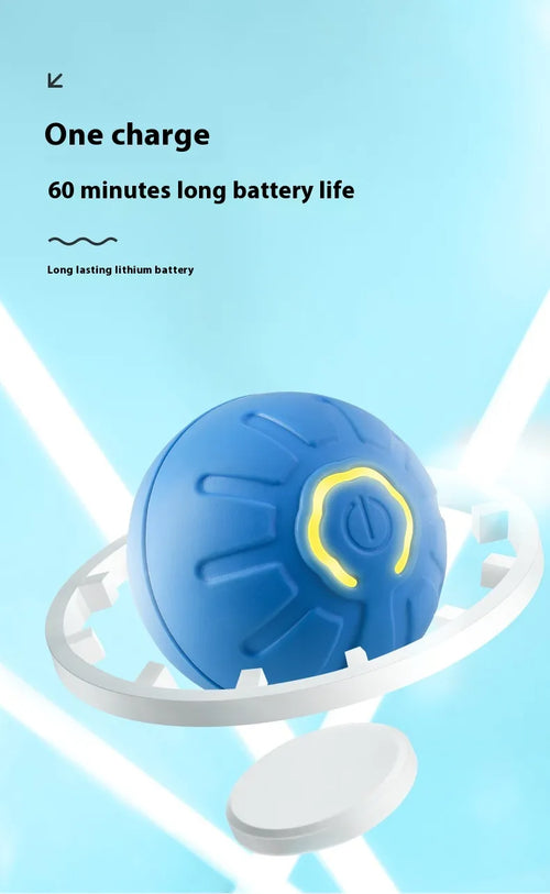 BounceBot™ — Smart Auto-Rolling Dog Toy Ball
