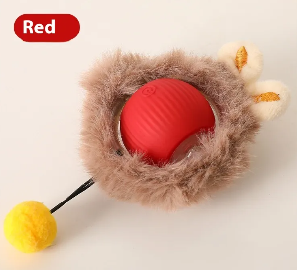 PurrPlay™ — Self-Rolling Interactive Cat Ball