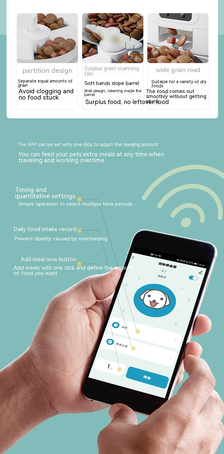 FeedSmart Pro™ — 6L WiFi Automatic Pet Feeder