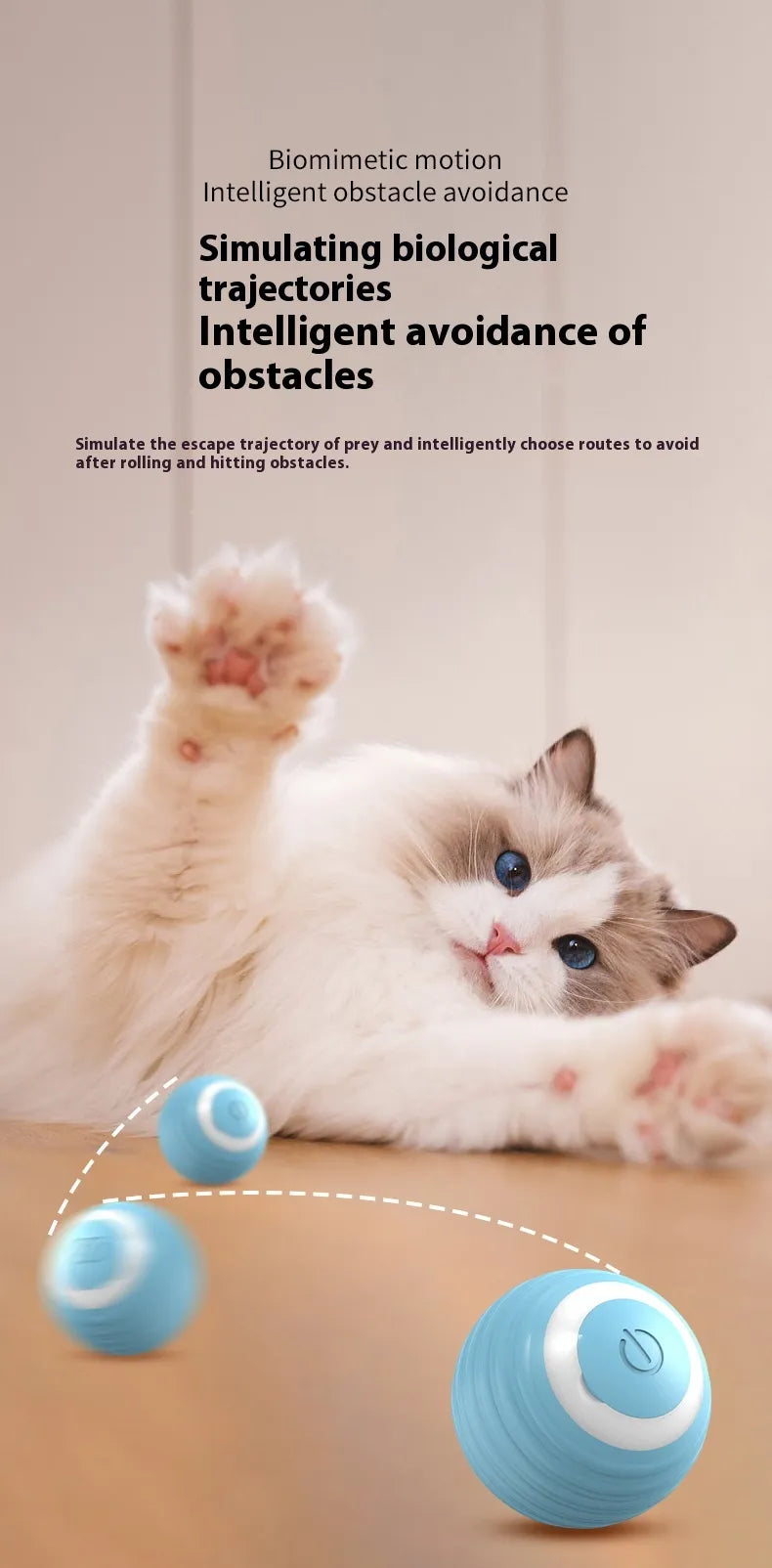 BounceBot™ — Smart Auto-Rolling Dog Toy Ball