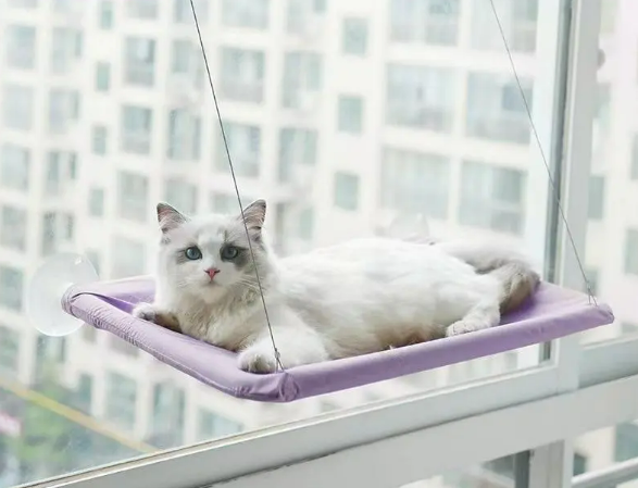 SnugNest hanging cozy pet hammock for cats